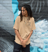 Load image into Gallery viewer, Unisex 100% cotton tan P.Y.E embroidered logo. Protect Your Energy t-shirt